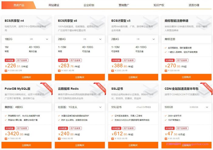 阿里云创新创业会场：企业注册最高3万元无门槛代金券,ECS低至79.86元/年起(图6)