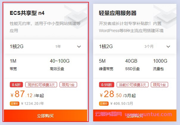 阿里云ecs共享型n4怎么样?ECS共享型n4买哪个操作系统?(图1)