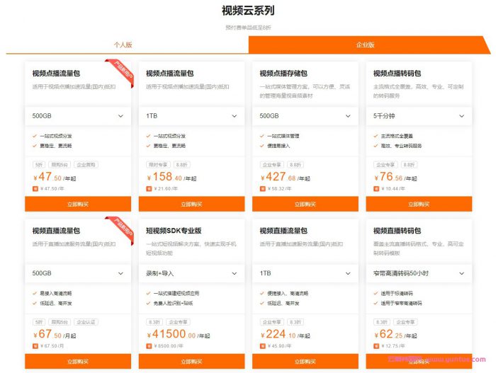 阿里云CDN&amp;视频云资源包活动：4月热卖全线产品低至7折起(图5)