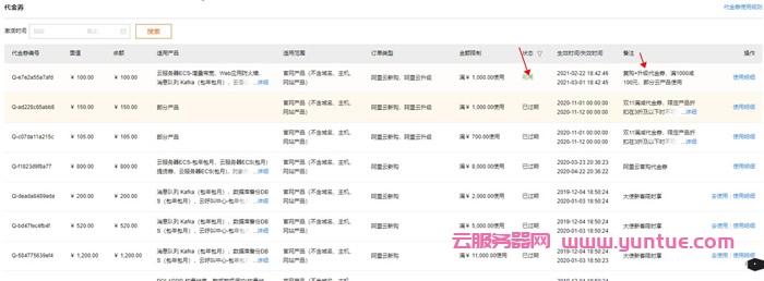 阿里云代金券在哪里,阿里云代金券领取后怎么用(图6)