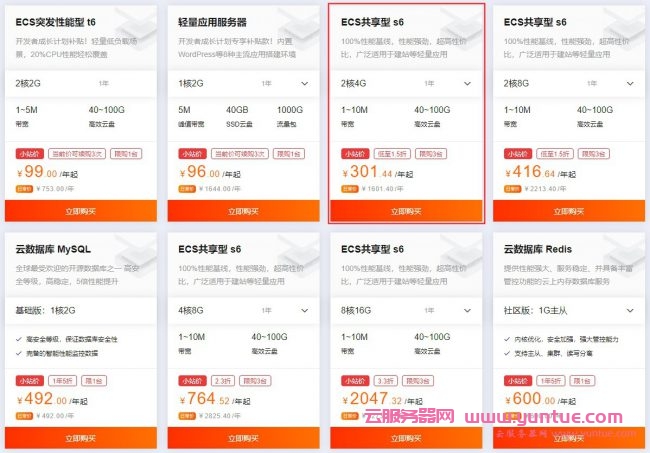 阿里云2核4G服务器多少钱(图1)