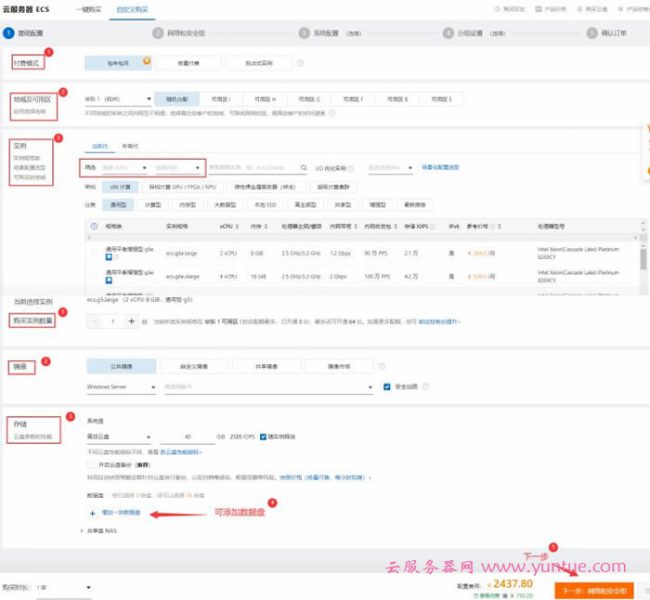 阿里云服务器购买流程:如何购买阿里云服务器图文教程(图4) 阿里云服务器购买流程:如何购买阿里云服务器图文教程(图4)