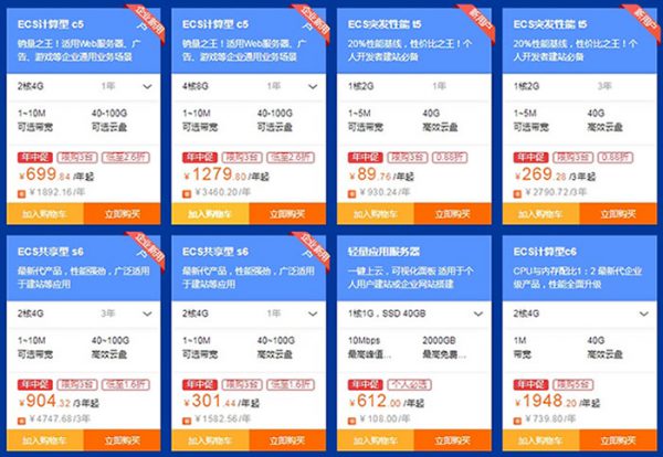 阿里云618云服务器特惠活动 ECS云服务器1核2G低至89.8元(图2)