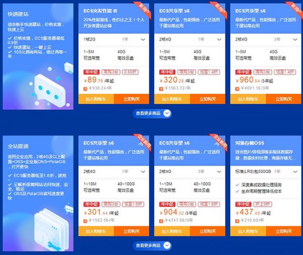 阿里云618云服务器特惠活动 ECS云服务器1核2G低至89.8元(图3)
