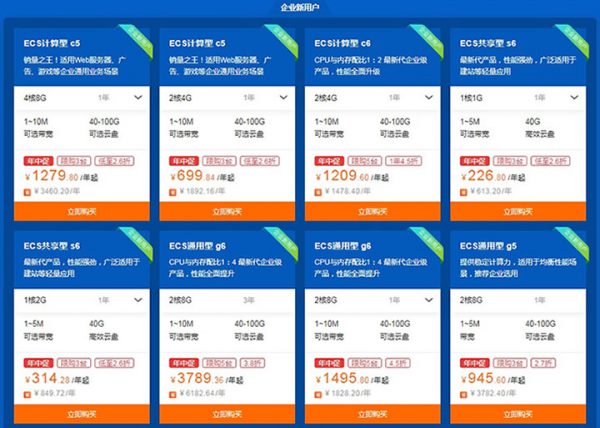 2020年阿里云618促销活动：1核2G云服务器年付最低仅91元(图4)