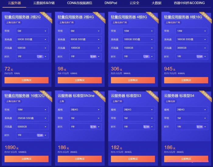 腾讯云首单限时秒杀：2核2G云服务器210元/3年，2核4G云服务器360元/3年(图4)