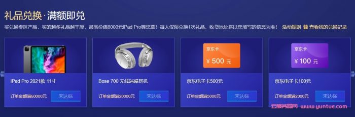 腾讯云：企业盛夏有礼,企业购买云服务器,参与礼品兑换、抽奖,送价值8000元IPad、千元京东卡等您来!(图4)