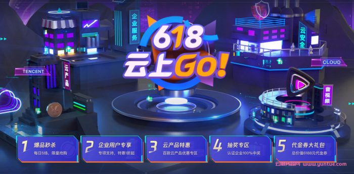2021年腾讯云618促销_腾讯云年中大促活动_618特惠活动(图1)