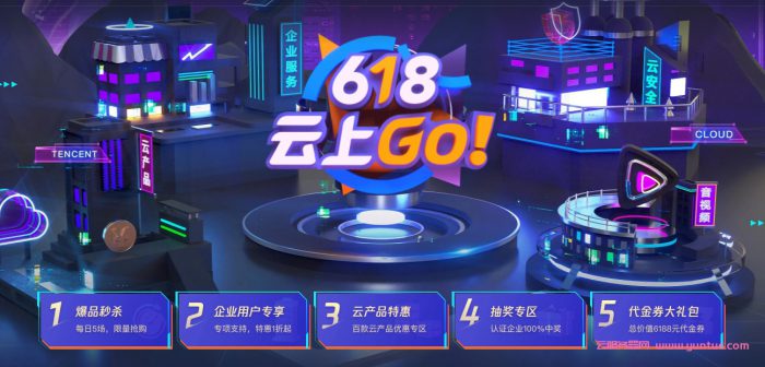 2021年腾讯云618活动热门机型推荐：腾讯云服务器低至95元/年(图1)