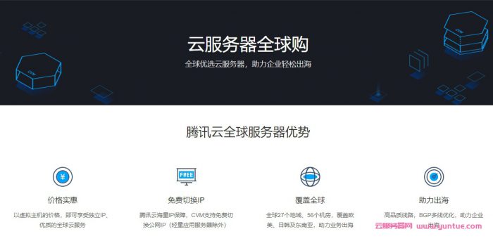 2021年腾讯云全球购服务器活动：全球购新版变化汇总(图1)