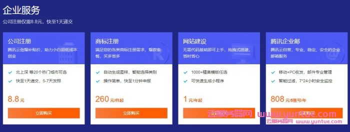 腾讯云域名1元购优惠活动：.com等多个顶级域名仅需1元(图6)