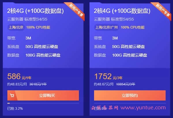 腾讯云2核4G服务器多少钱(图1) 腾讯云2核4G服务器多少钱(图1)