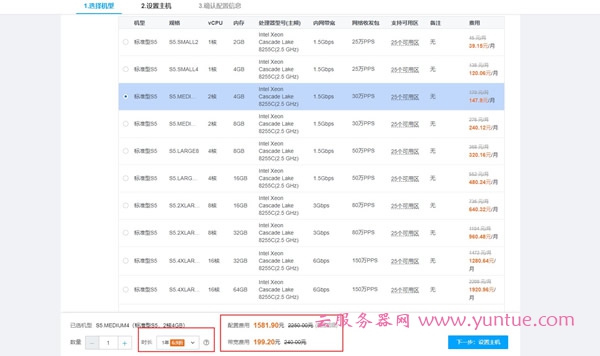腾讯云2核4G服务器多少钱(图2) 腾讯云2核4G服务器多少钱(图2)