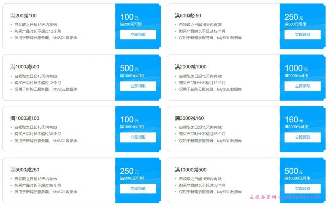 腾讯云新用户专享优惠：腾讯云新用户老用户优惠券活动(图1)