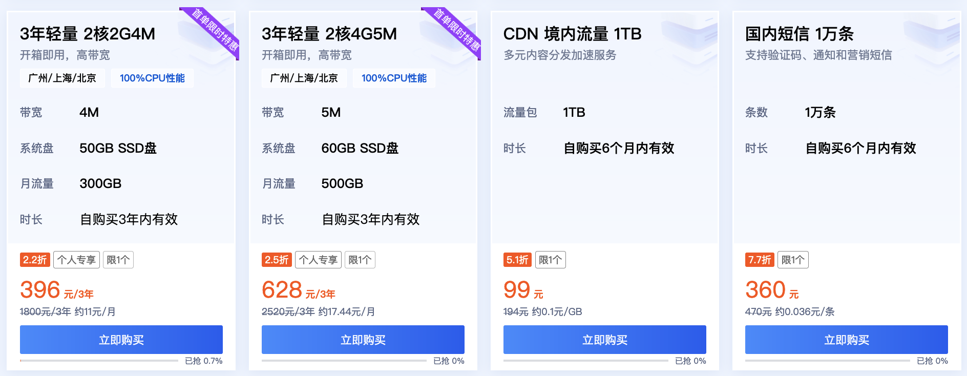 2023年腾讯云轻量服务器能部署多个站点吗?新人618优惠在哪领取?(图4) 2023年腾讯云轻量服务器能部署多个站点吗?新人618优惠在哪领取?