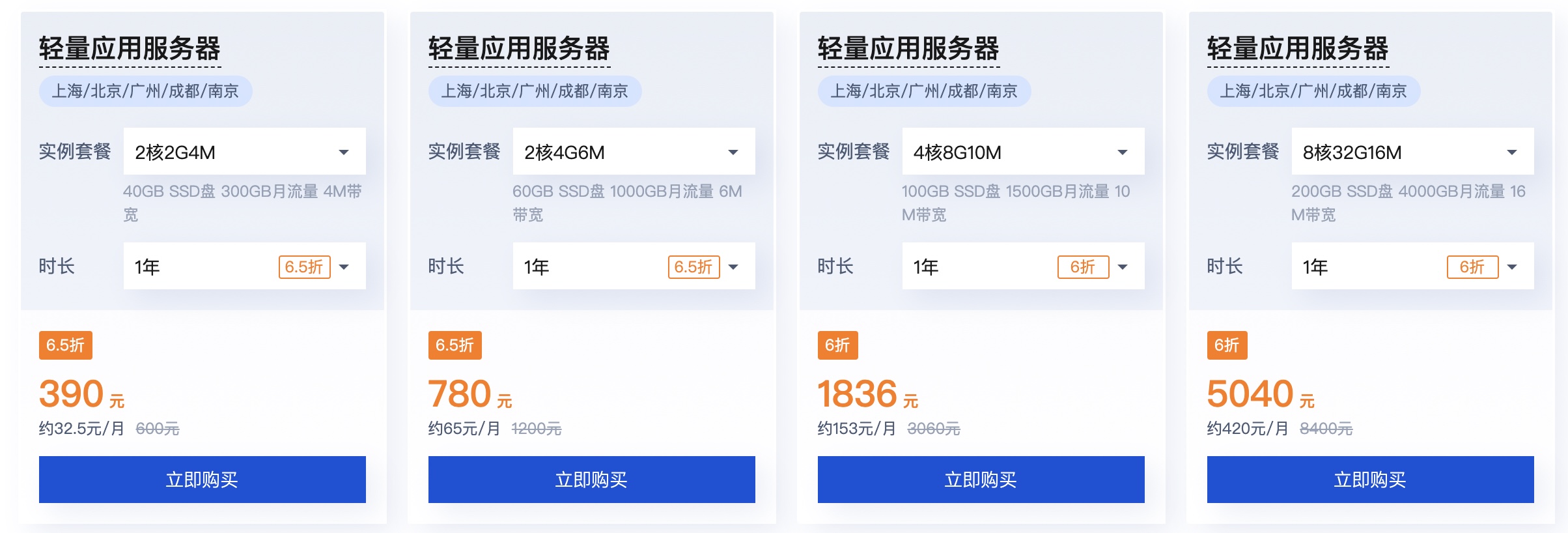 腾讯云轻量应用服务器优惠券（代金券）领取地址整理