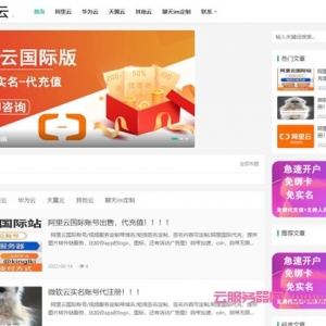 阿里云国际站账号：免实名/免备案购买阿里云服务器，可代充支持USDT/支付宝等