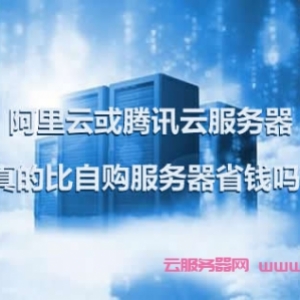 阿里云或腾讯云服务器真的比自购服务器省钱吗?