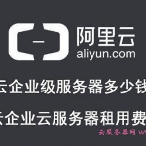阿里云企业级服务器多少钱一年?阿里云企业云服务器租用费用说明