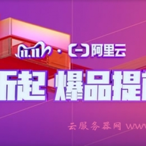 阿里云服务器双11活动：双11拼团上云ECS云服务器低至85元