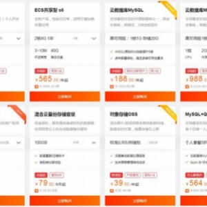 阿里云企业用户2000-3000元能买什么配置的云服务器？