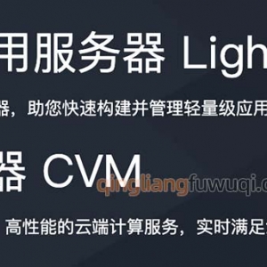 腾讯云轻量应用服务器和云服务器有什么区别？选择攻略