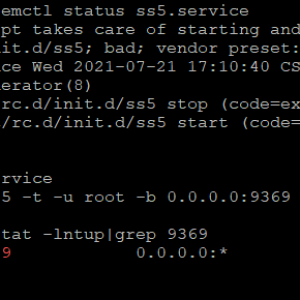 Linux搭建Socks5代理服务器
