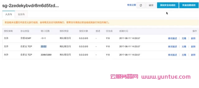 阿里云服务器安全组是什么?阿里云服务器安全组怎么设置(图2)