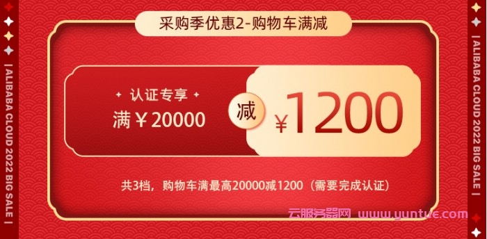 2022年阿里云上云采购季大促全攻略：购物车满减/充值满返/代金券抽奖/拼团优惠购等(图3)