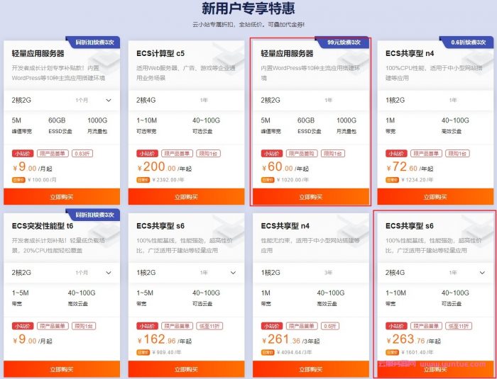阿里云服务器怎么买划算?通过优惠活动买省90%的钱!(图2)