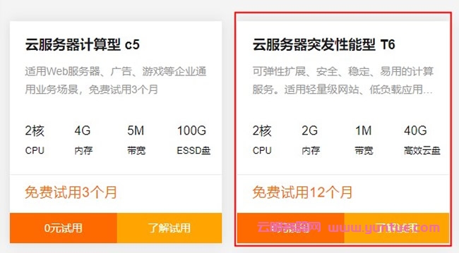 阿里云免费领取云服务器：企业新用户最长免费领取12个月(图2)