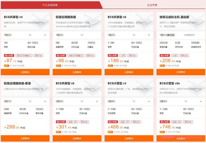 阿里云新人特惠活动5月份,阿里云产品怎么买更划算?(图2)