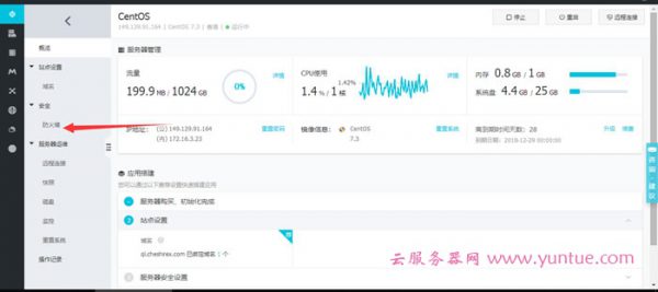 阿里云轻量应用服务器如何添加防火墙规则?(图1)