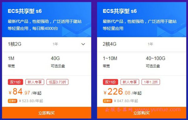 阿里云服务器如何选择配置 新手购买阿里云服务器配置推荐(图1)