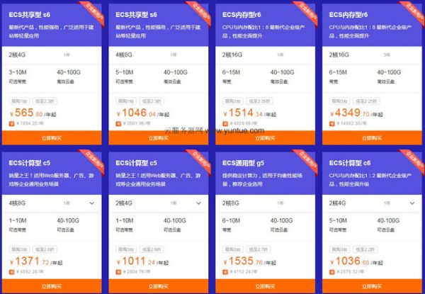 阿里云服务器新购、复购、升级优惠活动推荐(图2)