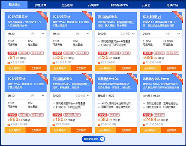 阿里云618活动：1核2G云服务器低至91元/年(图2)