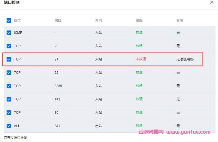 腾讯云服务器安全组设置后无法远程连接桌面的解决方法(图2)