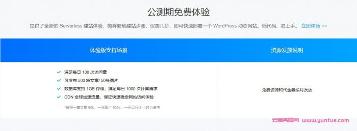 腾讯云Serverless建站新体验:快速部署一个WordPress动态网站(图2) 腾讯云Serverless建站新体验:快速部署一个WordPress动态网站(图2)