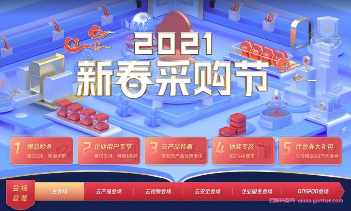 腾讯云：新春采购节哪几款性价比云服务器推荐可选(图1)